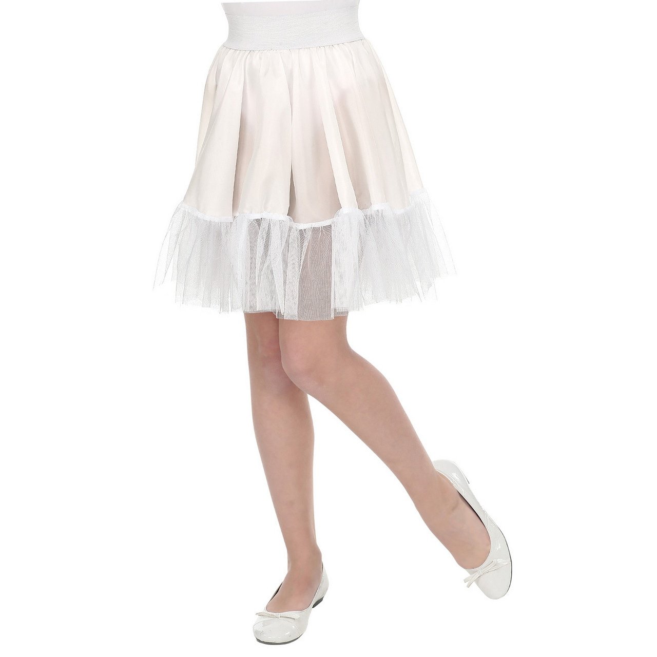 Witte Rock And Roll Petticoat Meisje