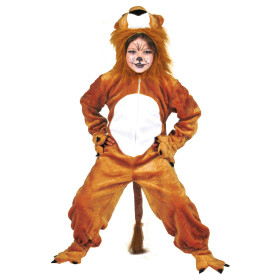 Bruine Simba Leeuw Jumpsuit Kind Kostuum