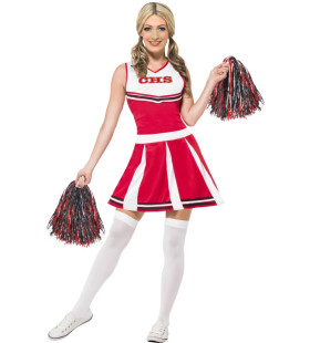 Flexibele Cheerleader Vrouw Kostuum