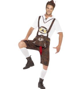 Oktoberfest Bradwurst Man Kostuum