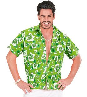 Hawaii Shirt Groen Man