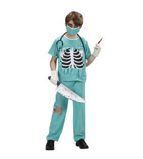 Dokter Snijgraag Chirurg Halloween Jongen Kostuum