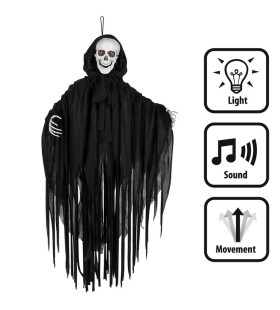 Hangdecoratie Grim Skeleton Reaper Met Licht En Geluid