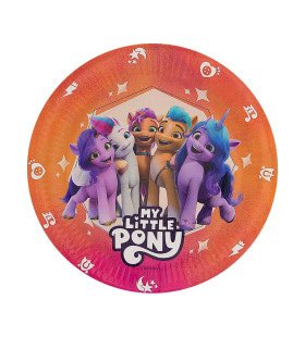 My Little Pony Bord Bord 23 Centimeter 8 Stuks