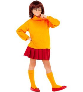 Nerd Velma Scooby Doo Meisje Kostuum