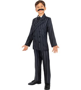 Geinige Gomez Addams Jongen Kostuum