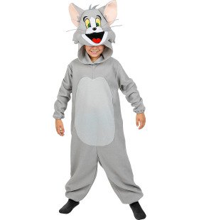 Tom De Tekenfilm Kater Onesie Kind Kostuum