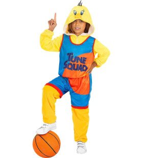 Tweety Space Jam Costume For Kids Looney Tunes Kind Kostuum