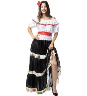 Bailarina De Mexico Vrouw Kostuum