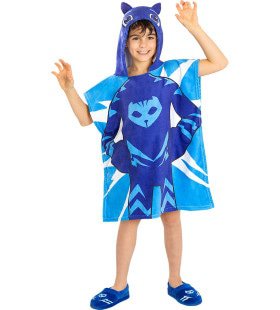 Catboy Poncho Handdoek Pj Masks Kind Kostuum