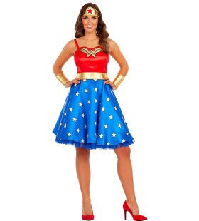 Wonder Woman Jaren 50 Stijl Vrouw Kostuum