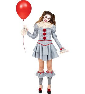 Pennywise It Deel Twee Vrouw Kostuum