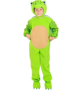 Groene Schildpad Onesie Kind Kostuum