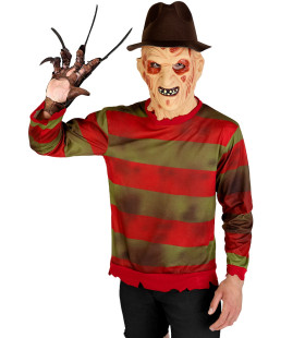 Gestreepte Freddy Krueger Shirt Man