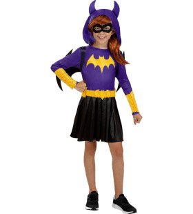 Schrik Van Elke Schurk Batgirl Meisje Kostuum