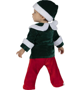 Megaschattige Deluxe Kerst Elf Baby Kind Kostuum