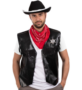 Boeren Cowboy Sjaal Bandana Rood