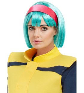 Cartoon Blauwe Pruik Bulma