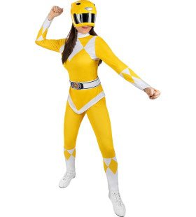 Trini Kwan Gele Power Ranger Vrouw Kostuum