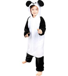 Panda Die Niet Kan Vechten Onesie Kind Kostuum