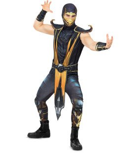 Scorpion Mortal Kombat Man Kostuum