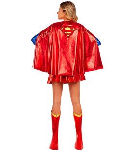 Superduper Supergirl Cape Vrouw