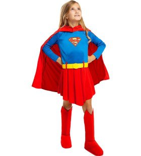 Jonge Superheldin Supergirl Kind Meisje Kostuum