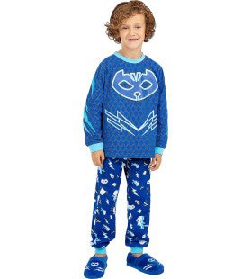 Catboy Pyjama Pj Masks Blauw Kind Kostuum