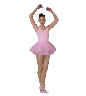 Ballerina Vrouw Roze Kostuum