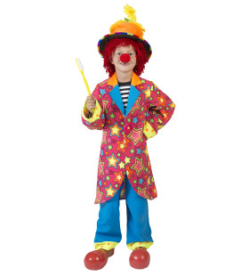 Gekke Bonte Clown Kind Kostuum