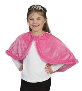 Roze Prinsessen Cape Meisje