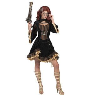 Hot Steampunk Sally Vrouw Kostuum