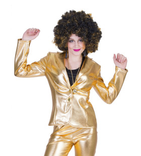 Disco Fever Jack Glinsterend Goud Vrouw