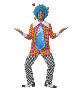 Clown Van De Liefde Hartjes Hemd Met Dol Brede Das Man