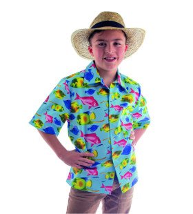 Als Een Vis In Het Water Hawaii Shirt Jongen