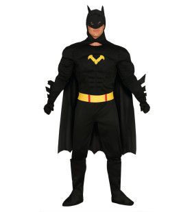 Zwart Batman Gotham Kostuum