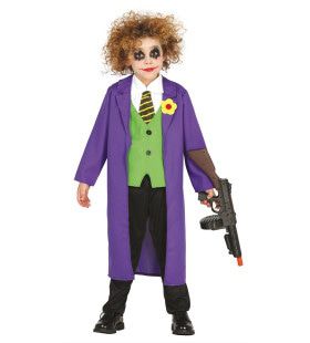 Maffe Gotham City Joker Jongen Kostuum