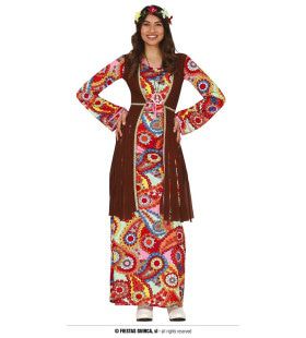 Maxi Dress Hippe Hippie Vrouw Kostuum