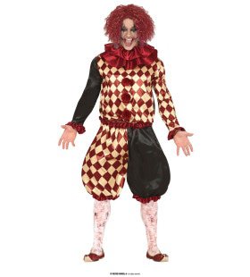 Niet Zo Lollige Clown Man Kostuum