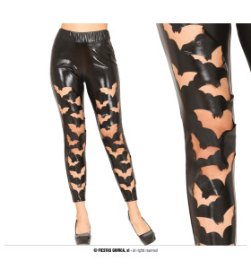 Lederlook Legging Vleermuis Vrouw