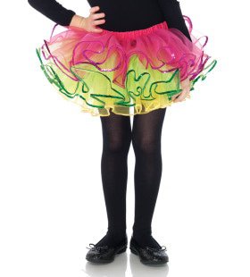 Meisjes Regenboog Tutu Met Pailletten Langs Rand