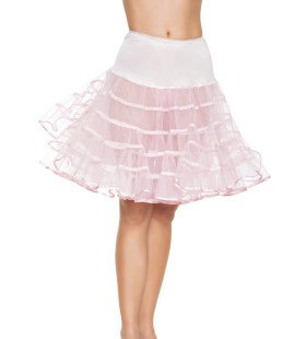 Medium Lange Petticoat Lichtroze