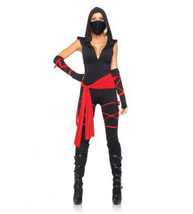 Sexy Ninja Bodysuit Set Vrouw Kostuum