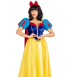 Koninklijke Miss Snowwhite Vrouw Kostuum