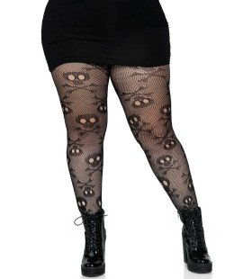 Piraten Doodshoofd Skull And Bones Plus Size Vrouw Kostuum