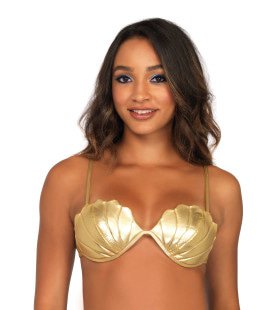 Zeemeermin Schelpen Bikini Goud