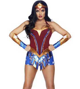 Super Sexy Held Wonder Woman Vrouw Kostuum