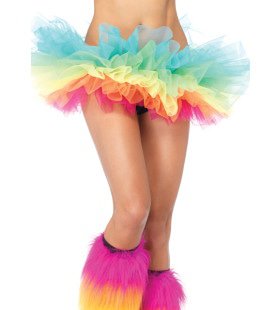 Organza Tutu Regenboog