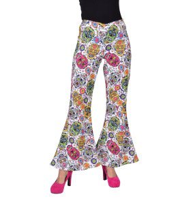 Day Of The Dead Hippie Doodshoofden Broek Vrouw