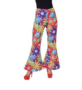 Vrolijke Smiley Hippie Broek Vrouw